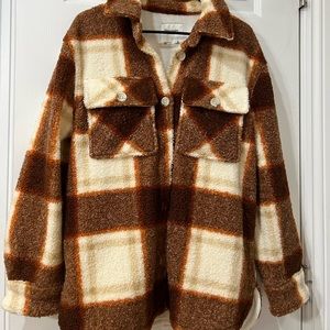 Abercrombie & fitch sherpa jacket